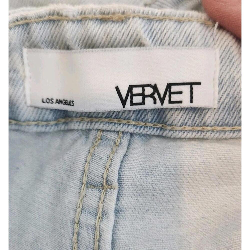 Vervet Straight Leg Distressed Jeans Size 24 - Picture 4 of 5